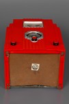 Air King ’Skyscraper’ Radio Model 66 in Red Plaskon- Harold Van Doren